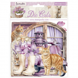 Die Cuts Stamperia Lavender