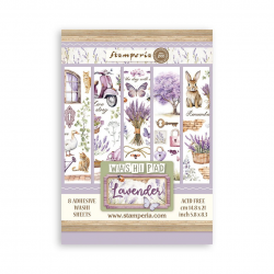 Washi Pad Stamperia Lavender